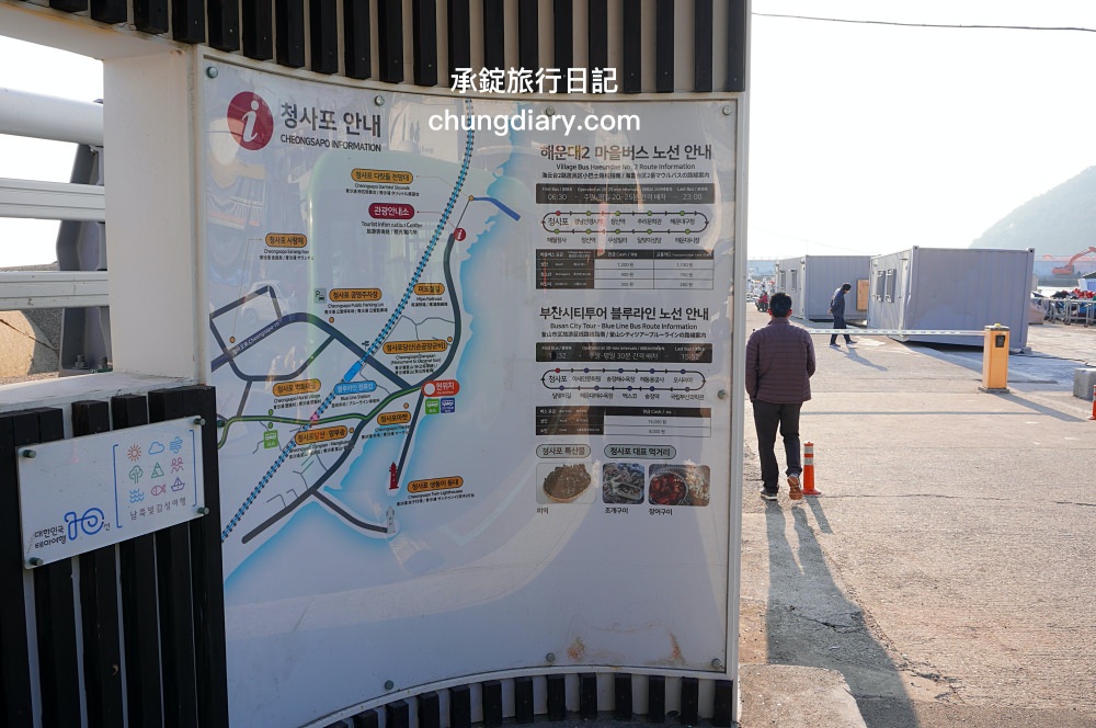 青沙浦紅白燈塔 청사포쌍둥이 등대｜釜山免費景點推薦，2022/9月颱風過後，全新建成「白色燈塔」裝置藝術打卡點。