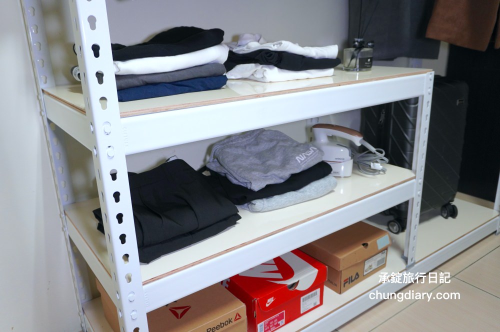 開放式衣櫃推薦【空間特工】工業風「雪皓白」簡約設計，免螺絲角鋼開放式衣櫃、衣架、玄關衣帽架，還有提供十年保固！