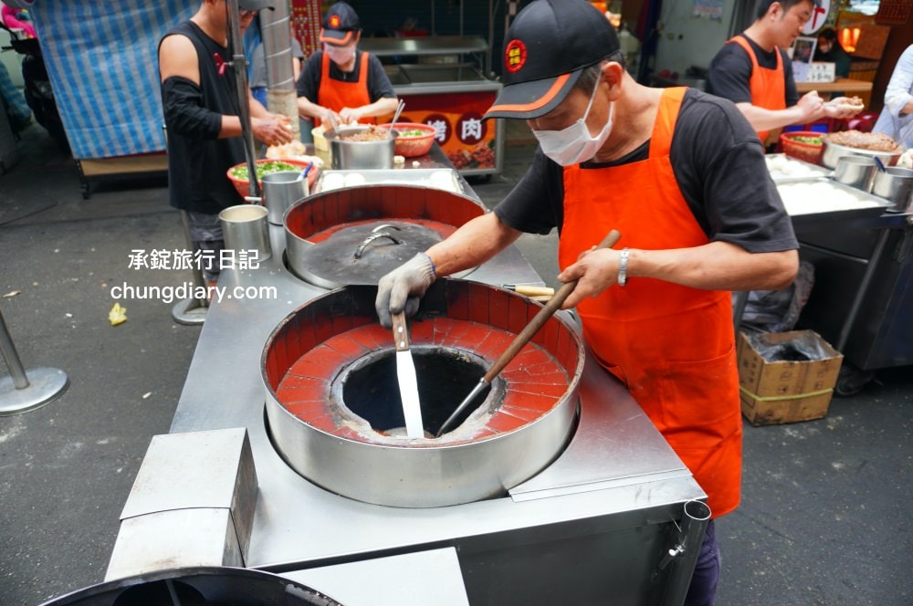 台北饒河夜市【福州世祖胡椒餅】40年排隊小吃名店，米其林必比登推薦美食！現烤出爐最美味了。