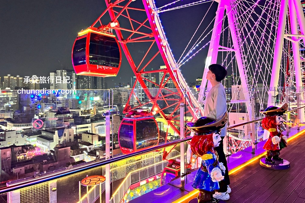 大邱東城路商圈【SPARK LAND 스파크 랜드】摩天輪遊樂主題百貨、時尚購物、美食餐廳、室內外遊戲設施｜大邱中央路站