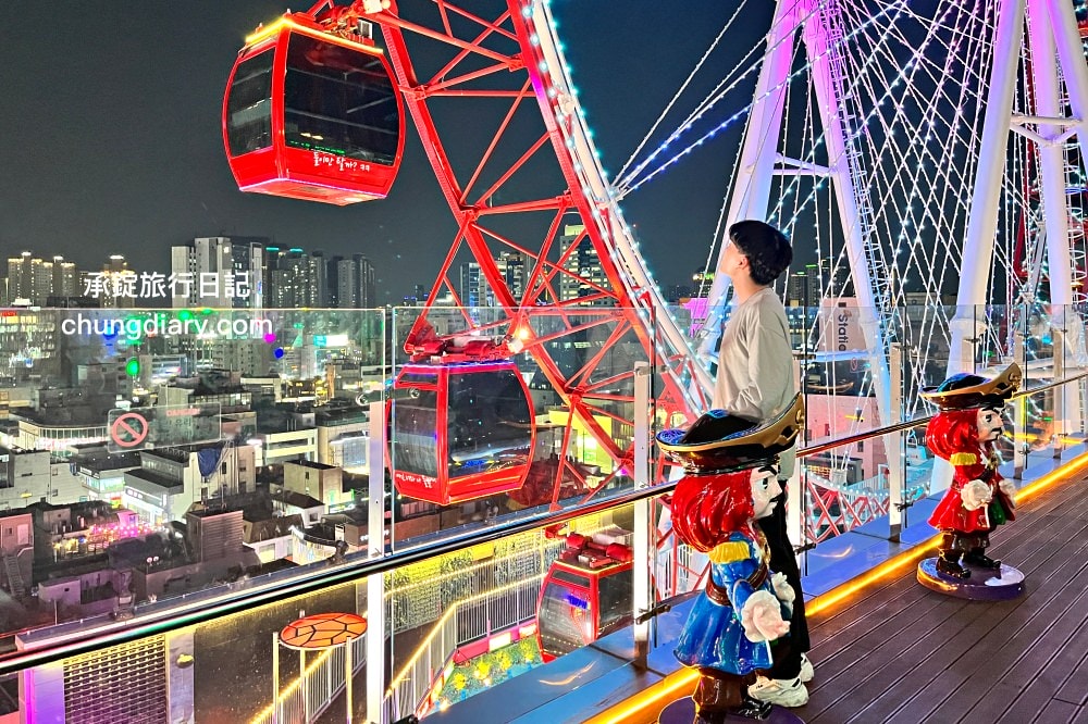 大邱東城路商圈【SPARK LAND 스파크 랜드】摩天輪遊樂主題百貨、時尚購物、美食餐廳、室內外遊戲設施｜大邱中央路站