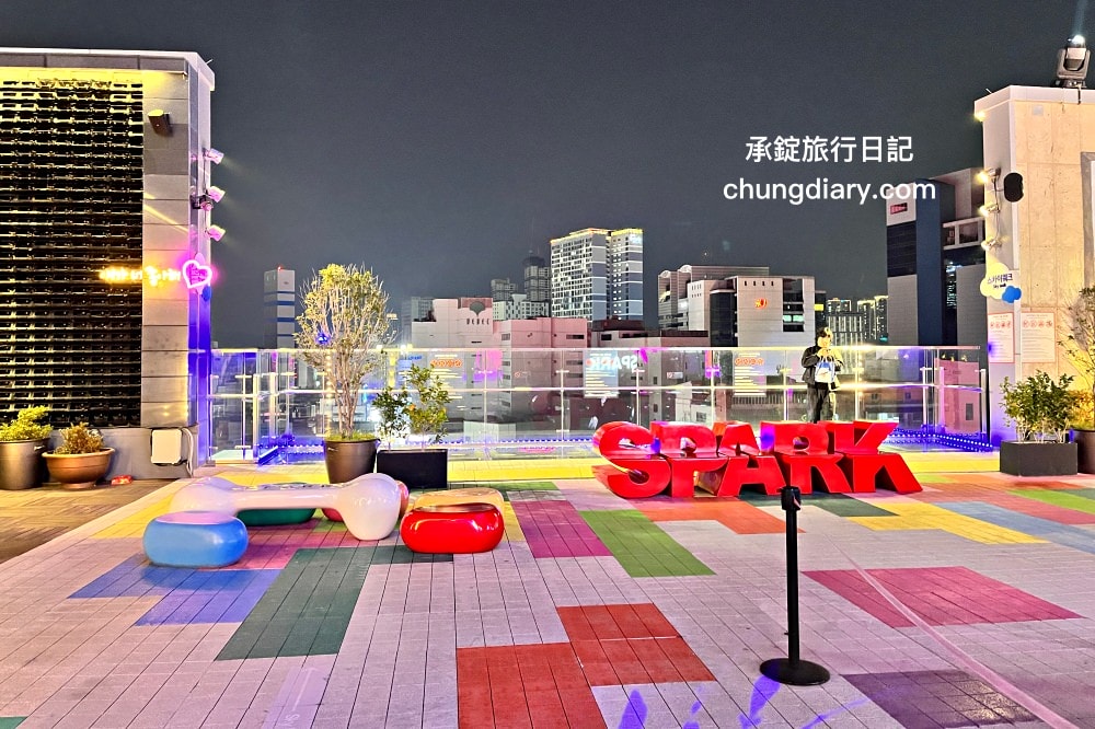 大邱東城路商圈【SPARK LAND 스파크 랜드】摩天輪遊樂主題百貨、時尚購物、美食餐廳、室內外遊戲設施｜大邱中央路站