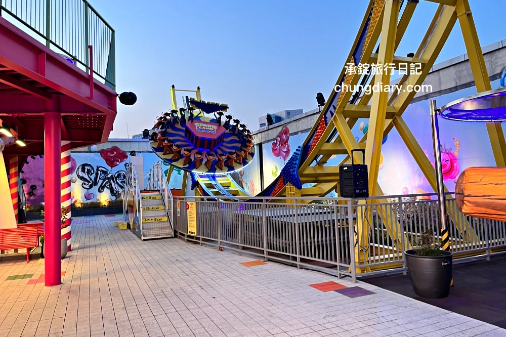 大邱東城路商圈【SPARK LAND 스파크 랜드】摩天輪遊樂主題百貨、時尚購物、美食餐廳、室內外遊戲設施｜大邱中央路站
