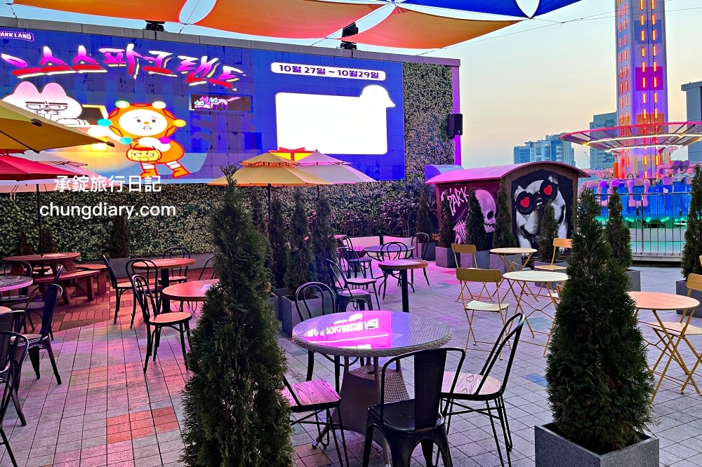 大邱東城路商圈【SPARK LAND 스파크 랜드】摩天輪遊樂主題百貨、時尚購物、美食餐廳、室內外遊戲設施｜大邱中央路站