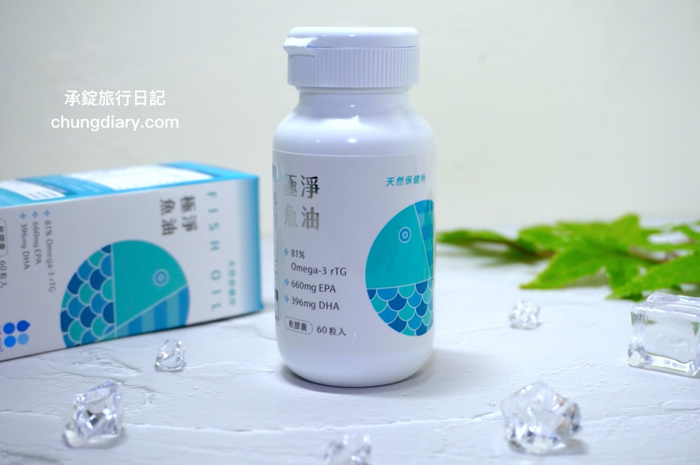 魚油推薦【天然保健所－極淨魚油 新鮮無異味】高濃度Omega-3，高純度rTG型魚油，含有足量94%超高濃度的EPA+DHA。