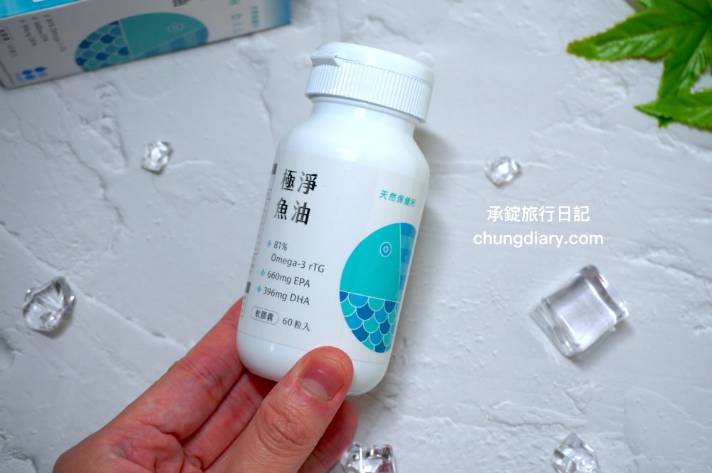 魚油推薦【天然保健所－極淨魚油 新鮮無異味】高濃度Omega-3，高純度rTG型魚油，含有足量94%超高濃度的EPA+DHA。