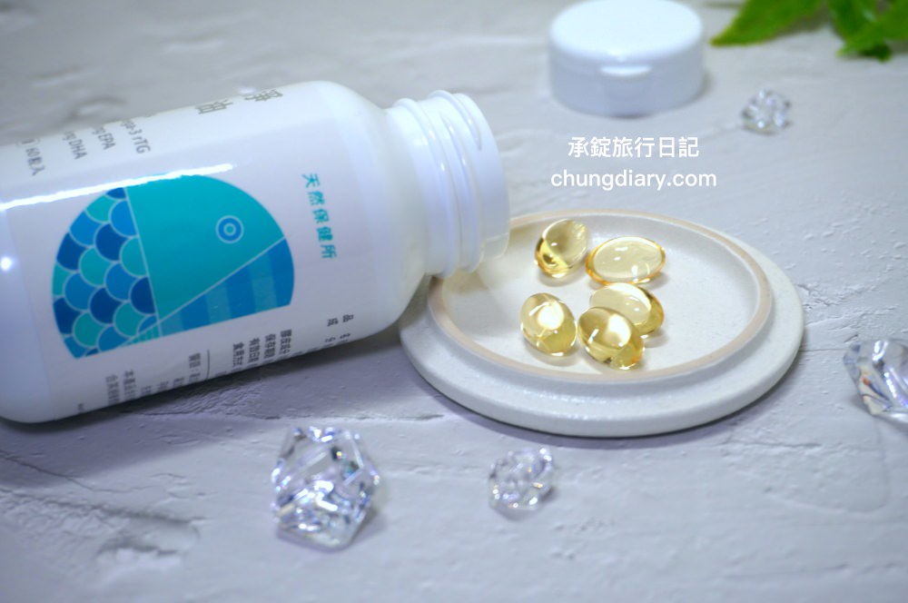 魚油推薦【天然保健所－極淨魚油 新鮮無異味】高濃度Omega-3，高純度rTG型魚油，含有足量94%超高濃度的EPA+DHA。