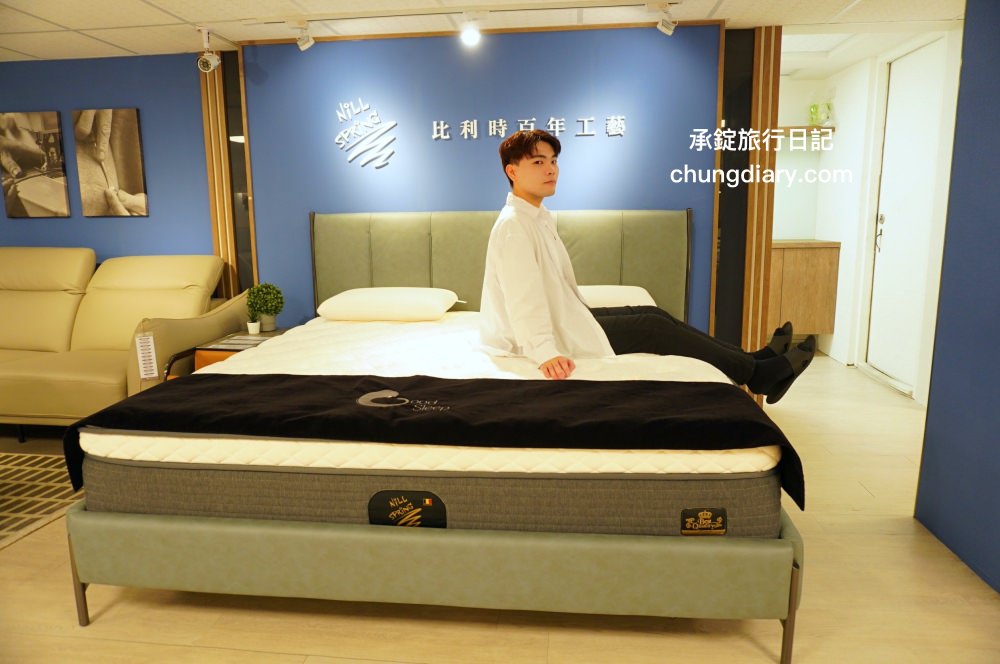 好睡王家居 台中文心旗艦店｜獨家代理-比利時百年名床-NILL SPRING尼絲普林、 MIT台灣製造床墊品牌，與義式精品家具沙發/床架/床組/床頭櫃。