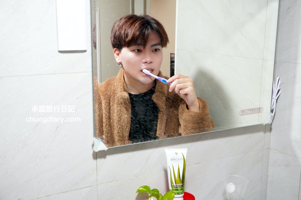 FOREVER永久產品公司【永久明亮蘆薈牙膏】不含鋁、不含氟、不含三氯沙，配合正確刷牙習慣，能清潔牙齒，保持口腔健康。