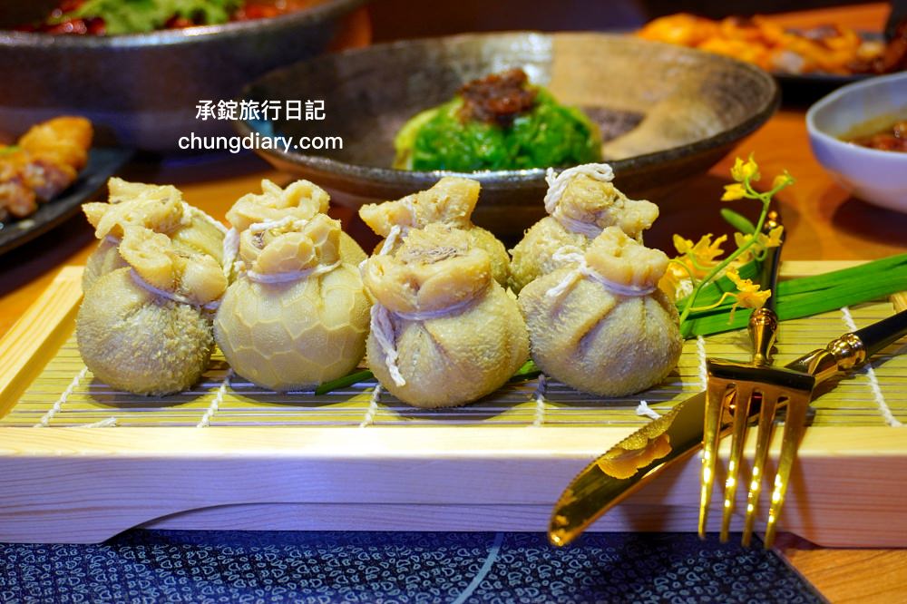 淨感官料理｜台中南屯景觀餐廳推薦！隱身在火鍋店的高級「餐宴」佳餚，必點：麻辣水煮魚、蒙古風味肚包肉、去骨滷花生豬腳、韓式生菜五花肉。