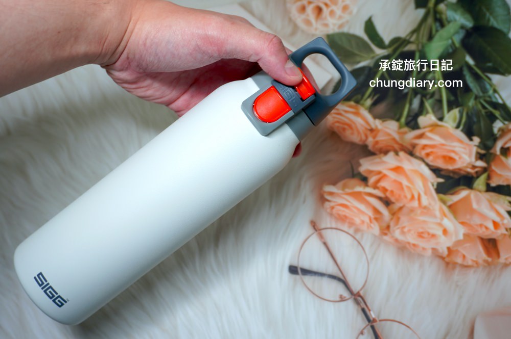 保溫瓶推薦【瑞士百年 SIGG 彈蓋輕量保溫瓶】KoolKado台灣總代理， 100%無毒安全材質製成，兼具時尚美學與隨身實用性！大口徑設計輕鬆放入冰塊、茶包、水果等，還有貼心茶隔順暢飲用不吃渣。