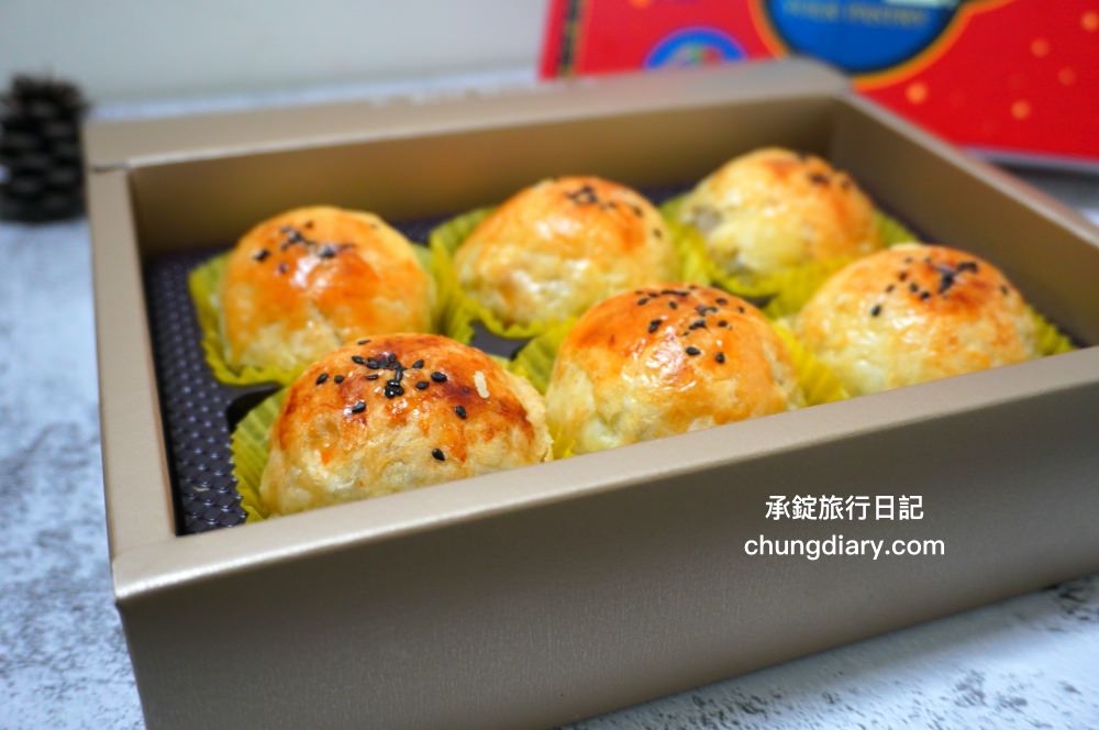 彰化隱藏版蛋黃酥【米香伯蛋黃酥-101米香】薄酥外皮，厚實內餡，採自家醃製的紅土鹹鴨蛋！2023中秋節伴手禮推薦。