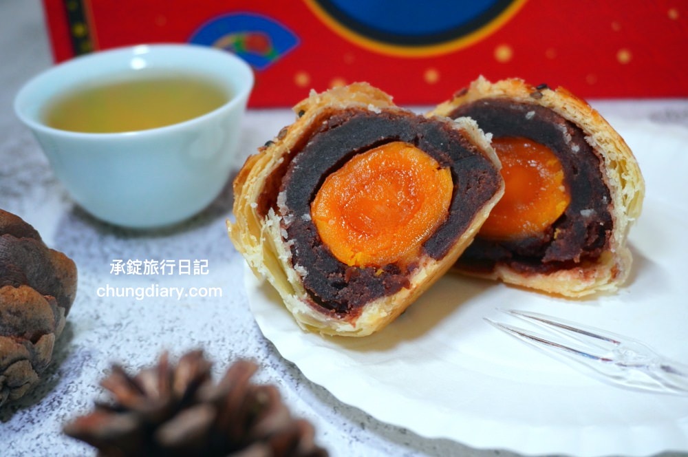 彰化隱藏版蛋黃酥【米香伯蛋黃酥-101米香】薄酥外皮，厚實內餡，採自家醃製的紅土鹹鴨蛋！2023中秋節伴手禮推薦。