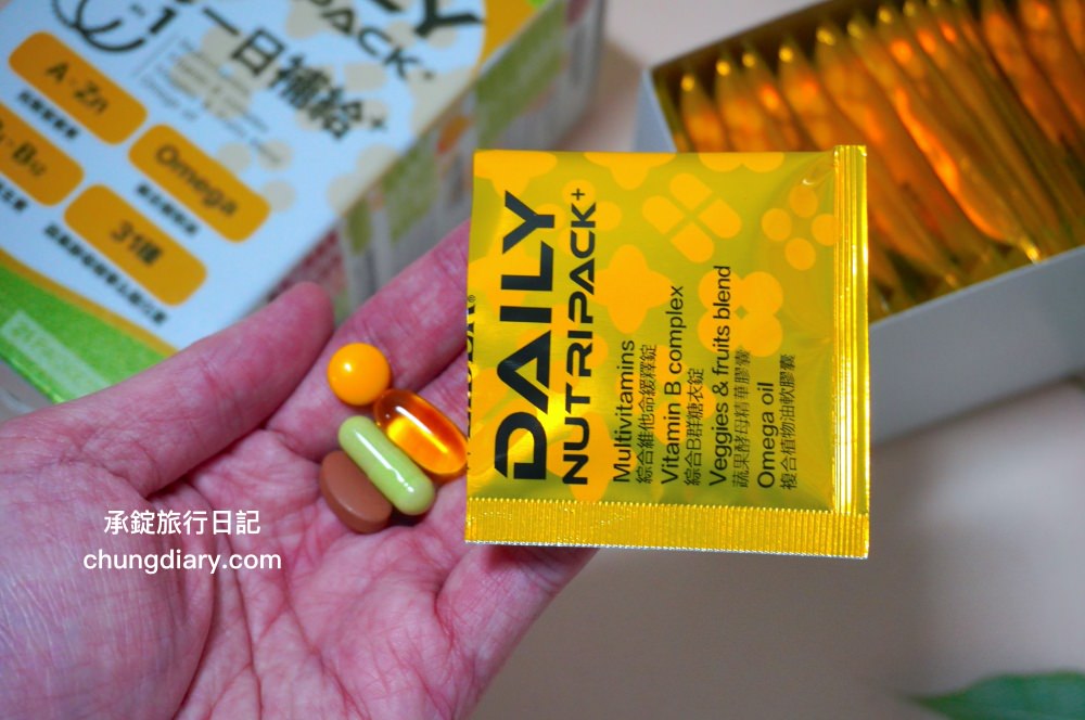 專為上班族設計綜合維他命【威德一日補給+】WEIDER威德保健品，4效合一的營養補給包！綜合維生素礦物質＋複合莓果、完整B群、Omega-369複合植物油、31種蔬果酵素精華。