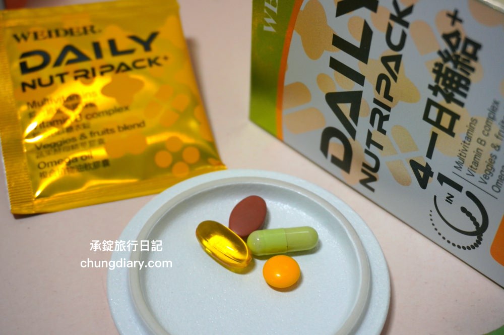 專為上班族設計綜合維他命【威德一日補給+】WEIDER威德保健品，4效合一的營養補給包！綜合維生素礦物質＋複合莓果、完整B群、Omega-369複合植物油、31種蔬果酵素精華。