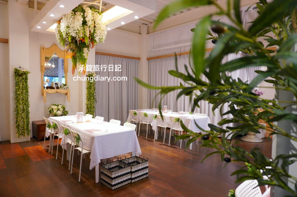 綠萼159地中海南法料理｜台中浪漫約會歐式餐廳，室內外大空間環境，華麗且舒適的用餐氛圍感！台中北屯兔子寵物友善餐廳，兔奴俱樂部聚會舉辦場所。