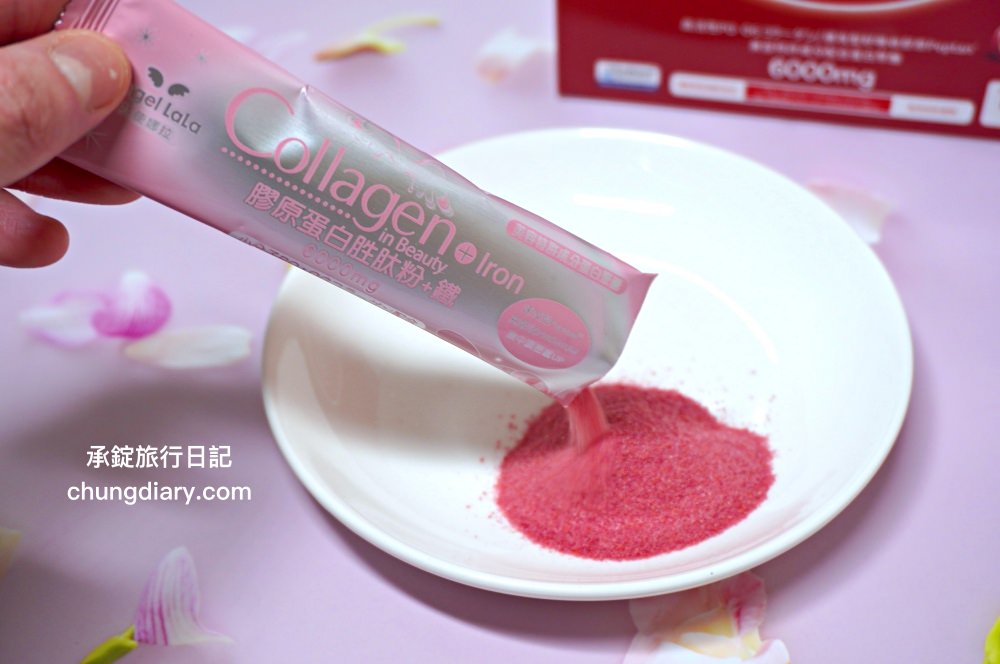 膠原蛋白評價【天使娜拉】EX膠原蛋白粉，實測一週七日有感？三款口味推薦 (牛奶/石榴/檸檬風味) 一次開箱。