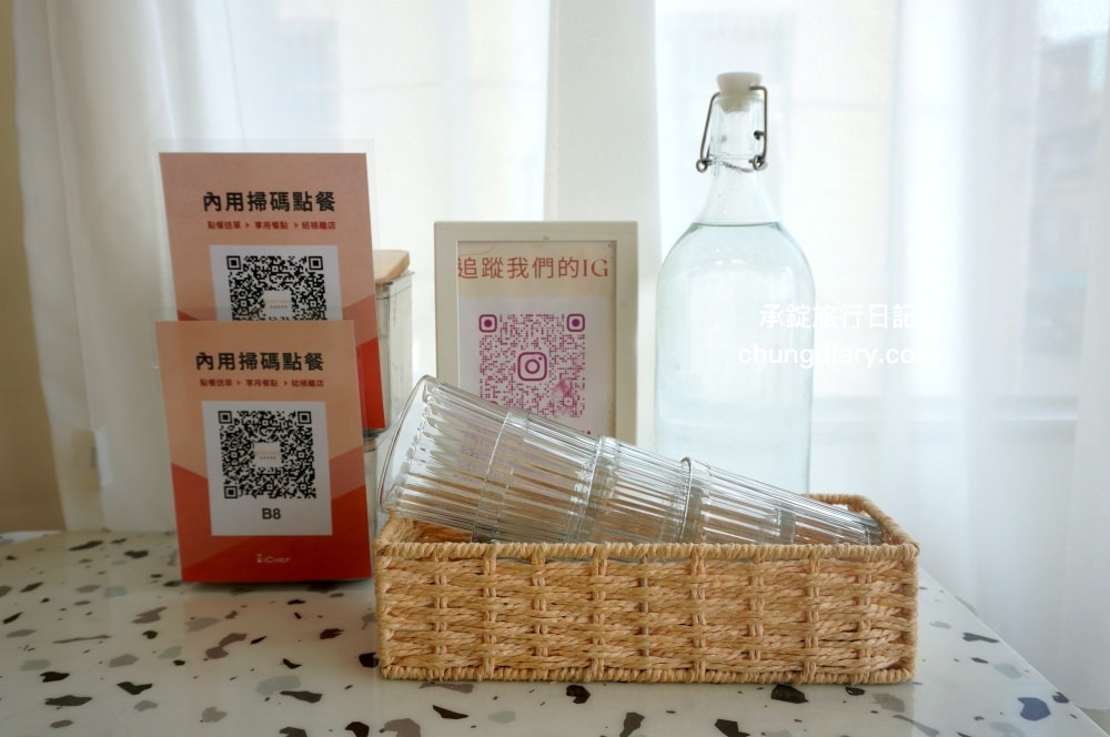 貳食尋夢所｜台中北區英才路早午餐推薦，純白歐風裝潢餐廳，療癒系美食義式料理，義大利麵、燉飯、可頌餐盤、濃湯、與蛋糕甜點。