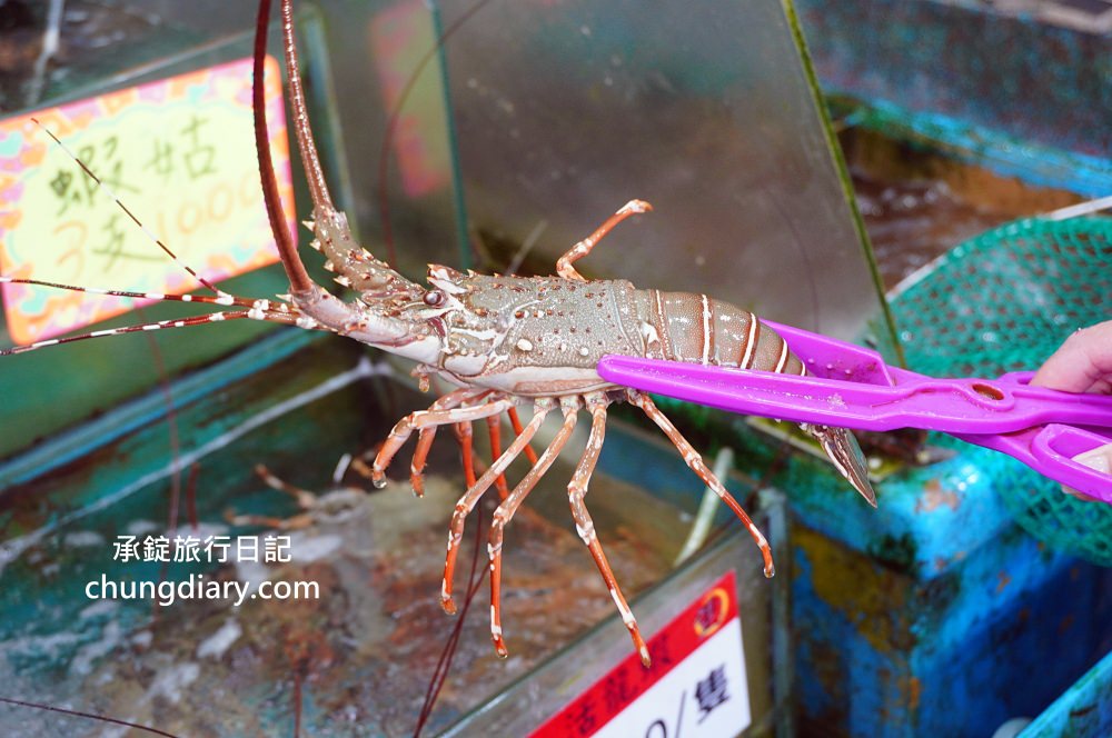 野柳望海亭海鮮餐廳｜自家漁船捕撈最新鮮！萬里蟹、活九孔、鮮魚、生魚片刺身…等，價格公開透明，野生活龍蝦一隻680元！平價高CP值老字號海產店。