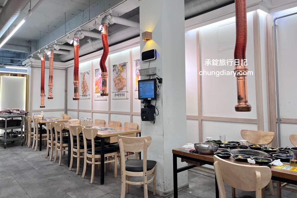 釜山西面烤肉【東方畜產西面總店 동방축산 서면본점】24小時營業!韓國烤腸、韓式烤五花肉、三層肉、松阪豬、牛排骨、牛肋眼肉…等,價格實惠、份量十足、用餐環境乾淨明亮且寬敞。 - 第7張圖 釜山西面烤肉【東方畜產西面總店 동방축산 서면본점】24小時營業!韓國烤腸、韓式烤五花肉、三層肉、松阪豬、牛排骨、牛肋眼肉…等,價格實惠、份量十足、用餐環境乾淨明亮且寬敞。