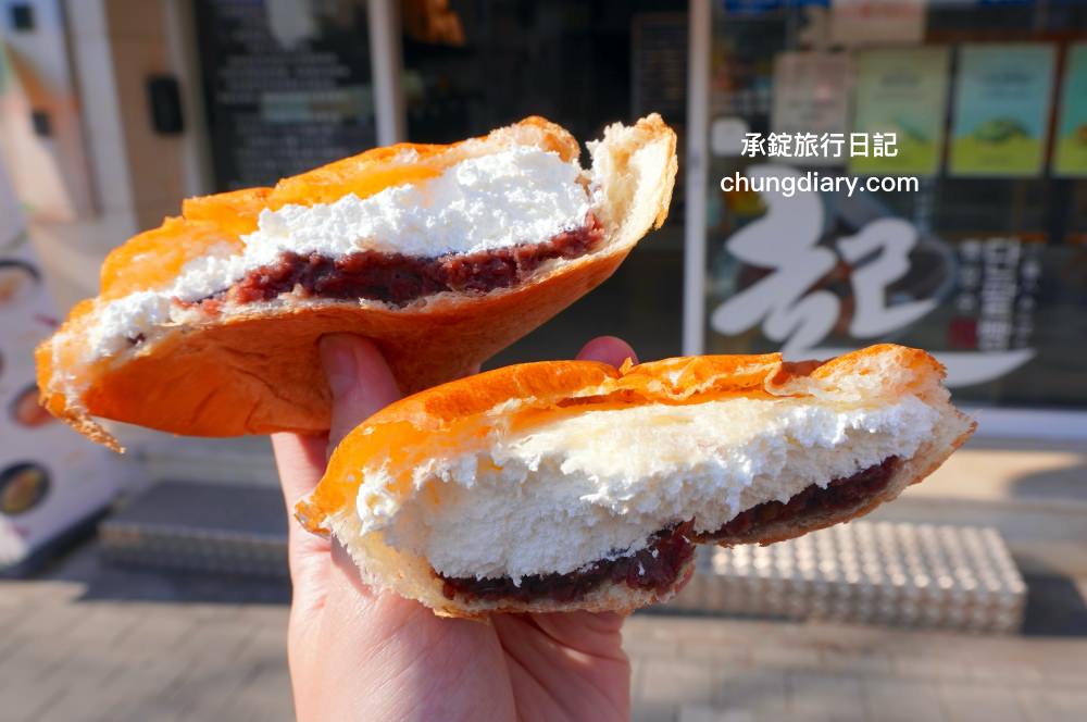 釜山西面美食【起麵包匠人 빵장수단팥빵】爆漿鮮奶油紅豆麵包，冰涼可口、濃郁奶香超好吃！（營業資訊、交通指引）