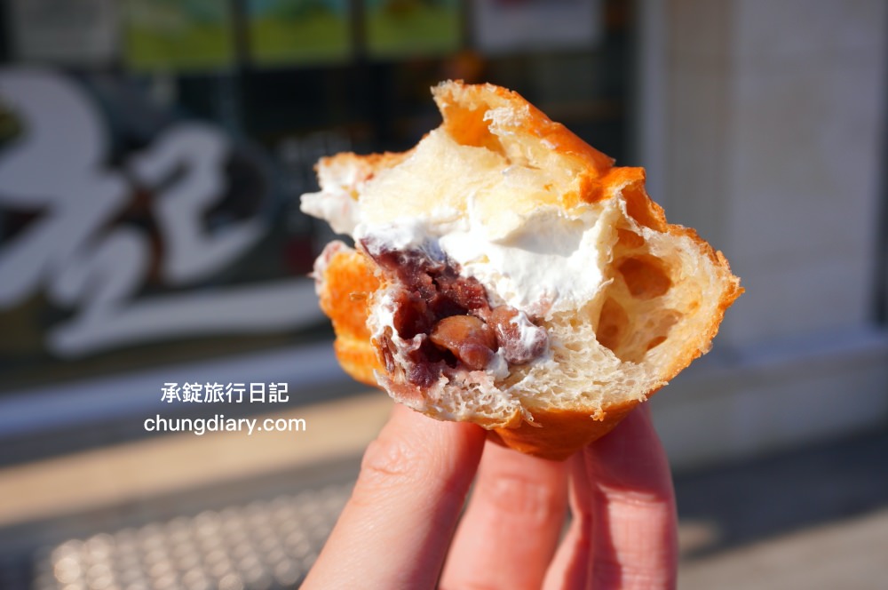 釜山西面美食【起麵包匠人 빵장수단팥빵】爆漿鮮奶油紅豆麵包，冰涼可口、濃郁奶香超好吃！（營業資訊、交通指引）
