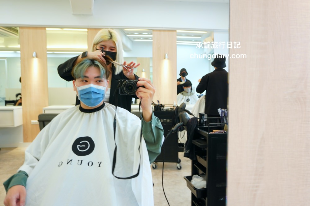 公館髮廊推薦【鉅洋髮藝 G-Young Hair salon】台北中正區美髮店！專業髮型師「Nell年年」擅長男款髮型風格，男士剪髮、男生染髮、韓式燙髮。