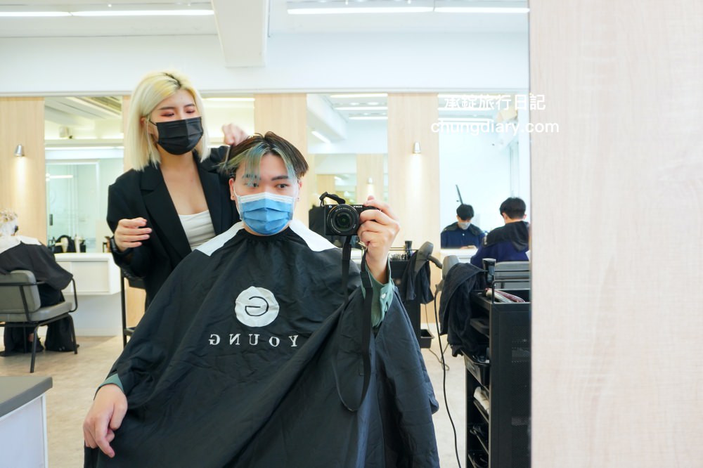 公館髮廊推薦【鉅洋髮藝 G-Young Hair salon】台北中正區美髮店！專業髮型師「Nell年年」擅長男款髮型風格，男士剪髮、男生染髮、韓式燙髮。