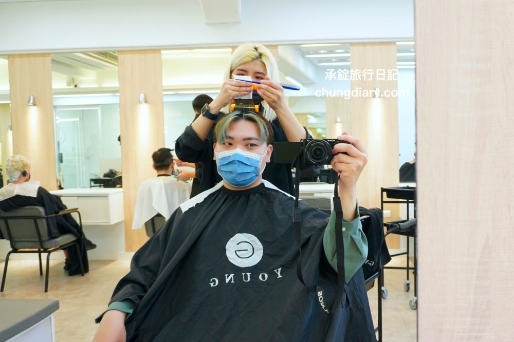 公館髮廊推薦【鉅洋髮藝 G-Young Hair salon】台北中正區美髮店！專業髮型師「Nell年年」擅長男款髮型風格，男士剪髮、男生染髮、韓式燙髮。