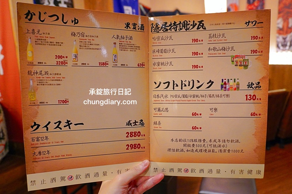 隱居居酒屋いざかや台中店｜廣三SOGO百貨後方，串燒、烤物、刺身、炸物、日式料理專賣！晚餐宵夜喝酒の深夜食堂。