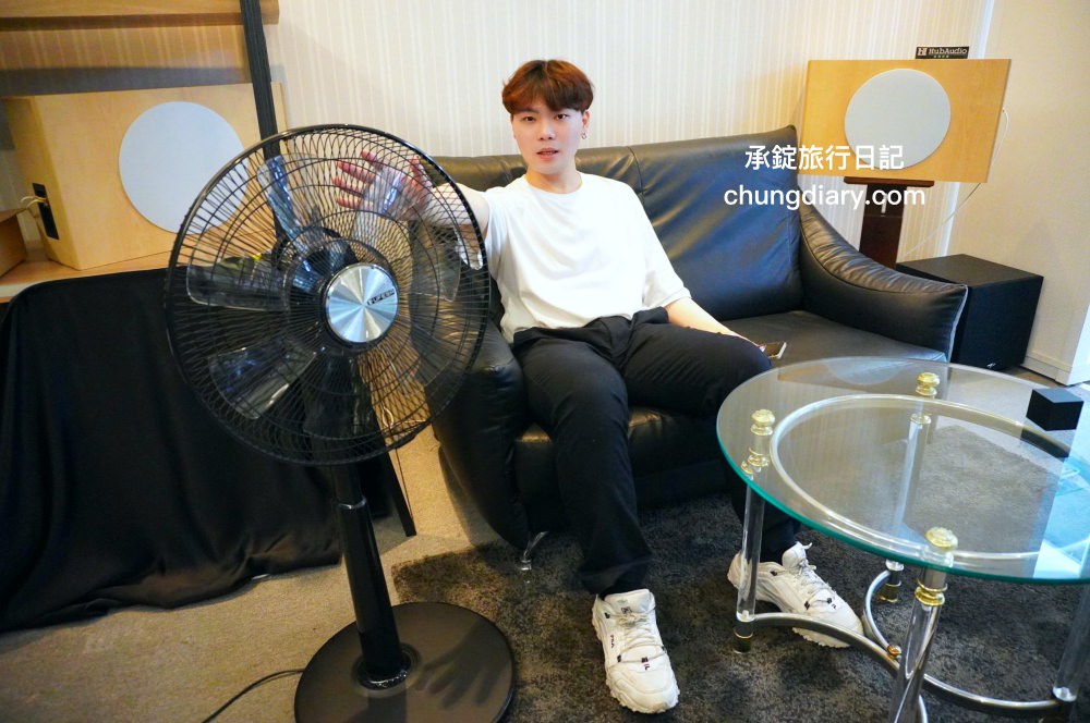 電風扇推薦【UFesa 16吋DC直流節能風扇】智能家電，尊爵奢華黑質感外型，七段大風量調整設定，睡眠風/自然風/一般風三種模式，定時開關機，紅外線遙控器操控！台北內湖雅光電器商城