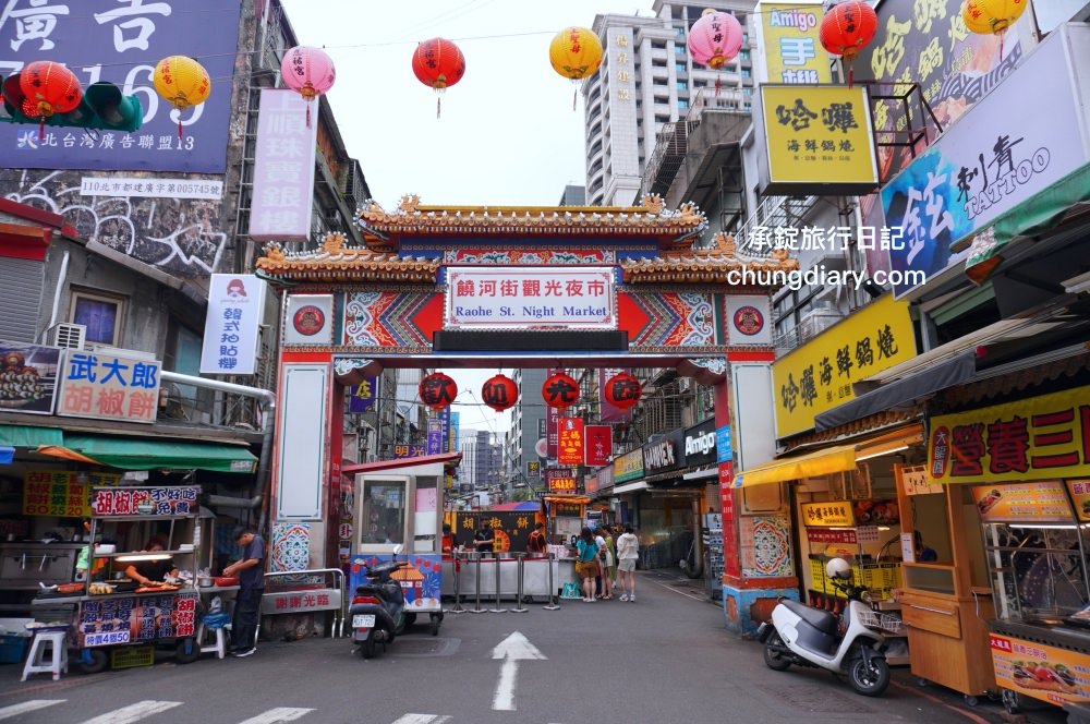 台北饒河夜市【福州世祖胡椒餅】40年排隊小吃名店，米其林必比登推薦美食！現烤出爐最美味了。