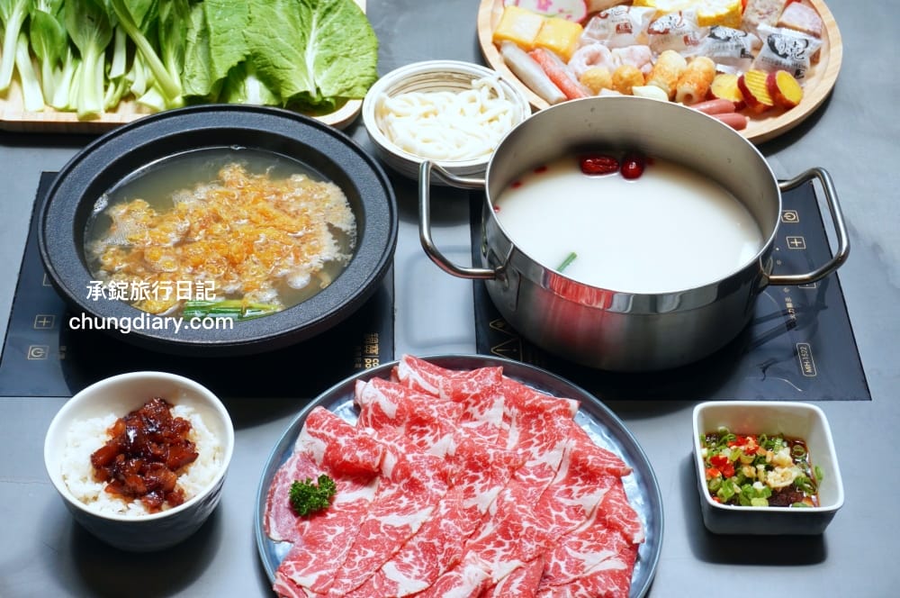 阿米石頭火鍋｜台中北屯松竹路｜最低318元起蔬菜火鍋料吃到飽！下午不休息～營業至凌晨2點！泰國明果冰淇淋、冰棒免費自助。