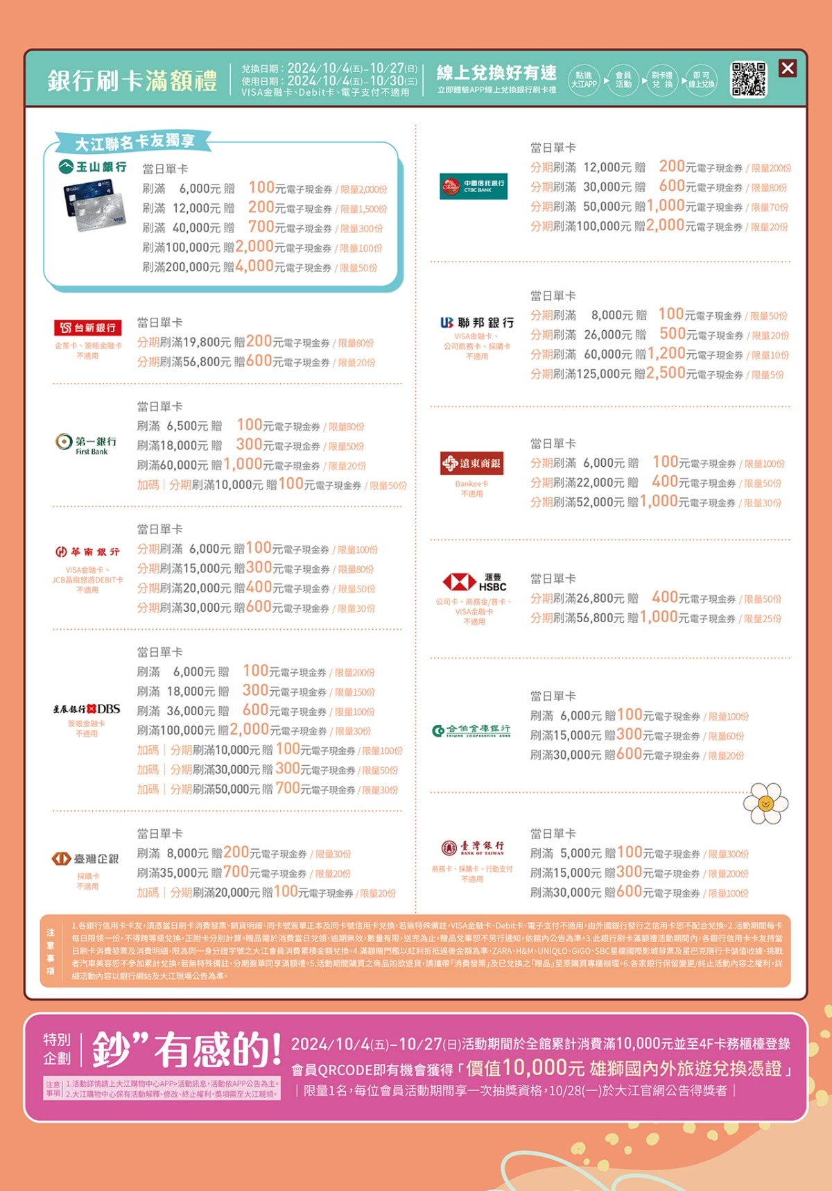 桃園中壢大江購物中心|全年免費停車|熱門餐廳聚集地|檀島香港餐廳,刷聯名卡還可享12%回饋! - 第62張圖 桃園中壢大江購物中心|全年免費停車|熱門餐廳聚集地|檀島香港餐廳,刷聯名卡還可享12%回饋!