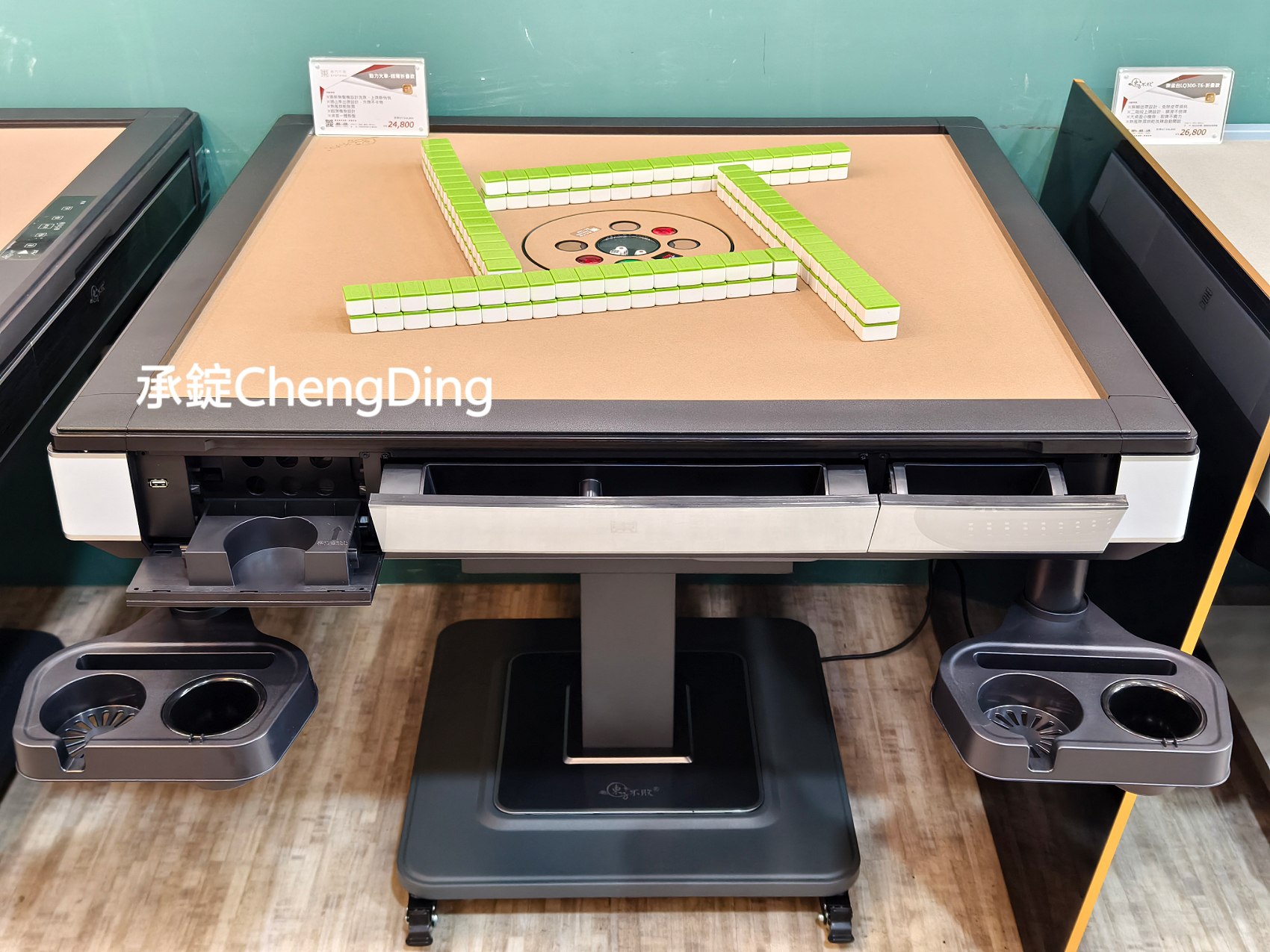 東方不敗台中漢口門市|電動麻將桌第一品牌「動力火車-超薄折疊款《過山車》開箱體驗。 - 第8張圖