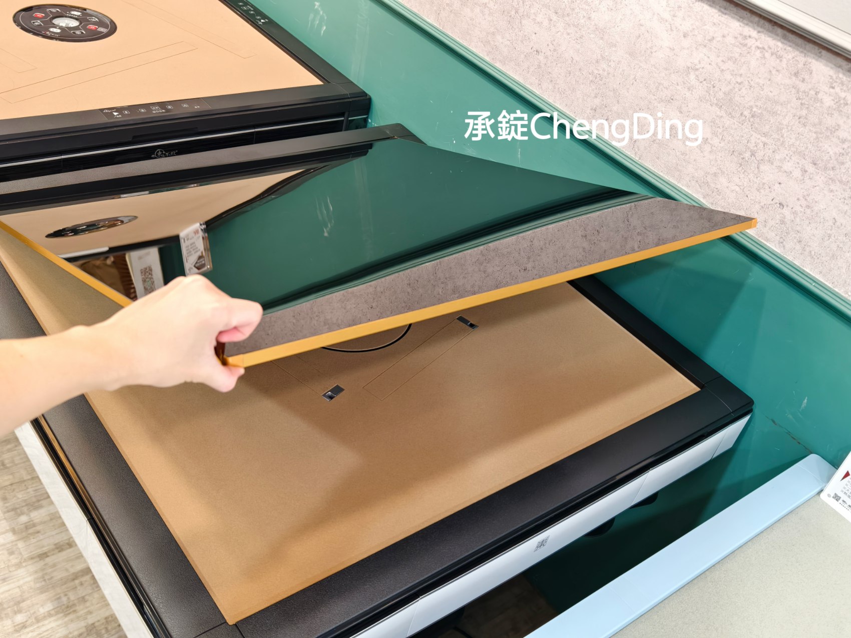 東方不敗台中漢口門市|電動麻將桌第一品牌「動力火車-超薄折疊款《過山車》開箱體驗。 - 第21張圖