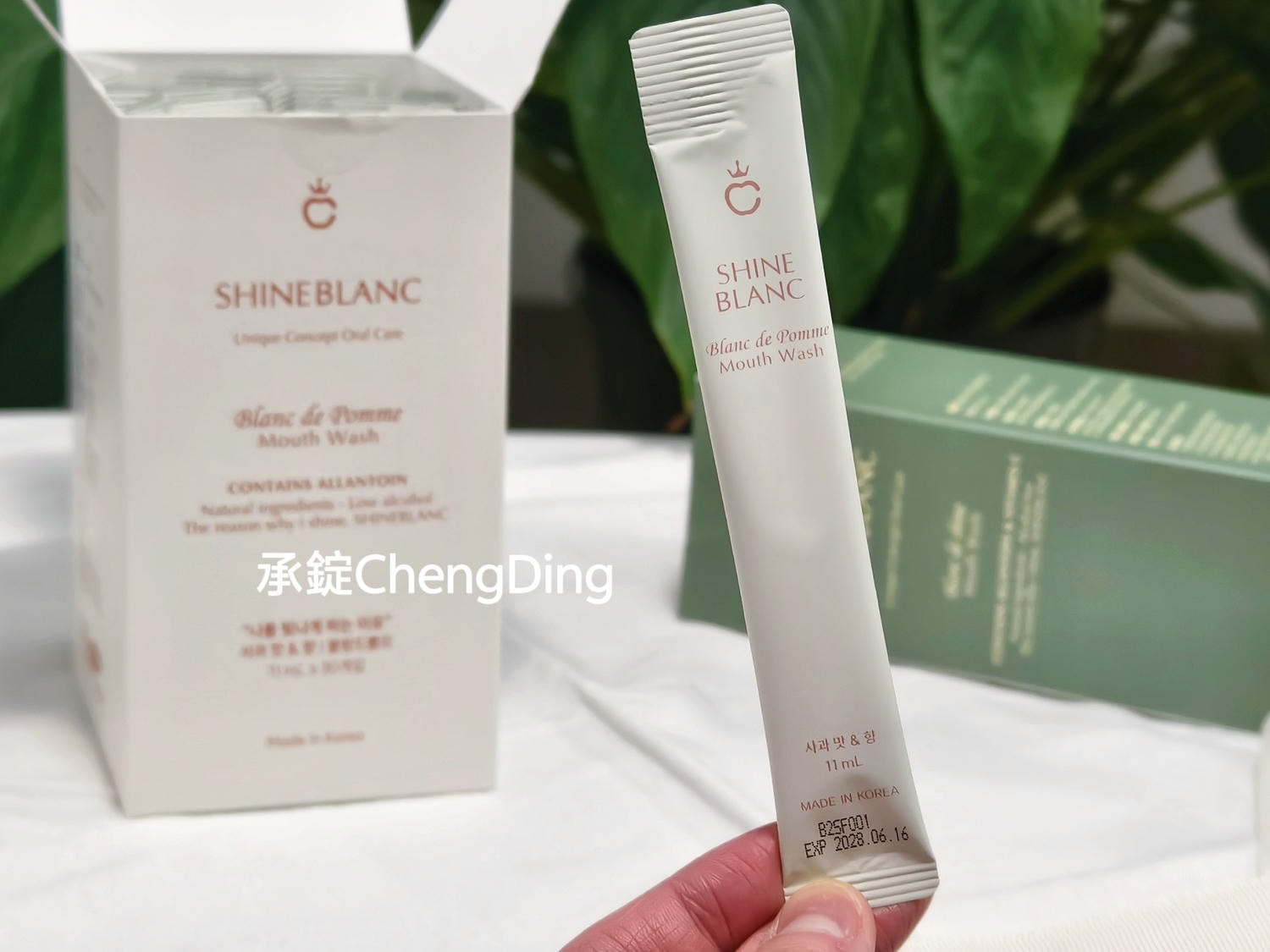 韓國好物推薦【SHINE BLANC 潔淨清新漱口水】麝香葡萄、清新蘋果口味！風靡日韓貴婦圈。