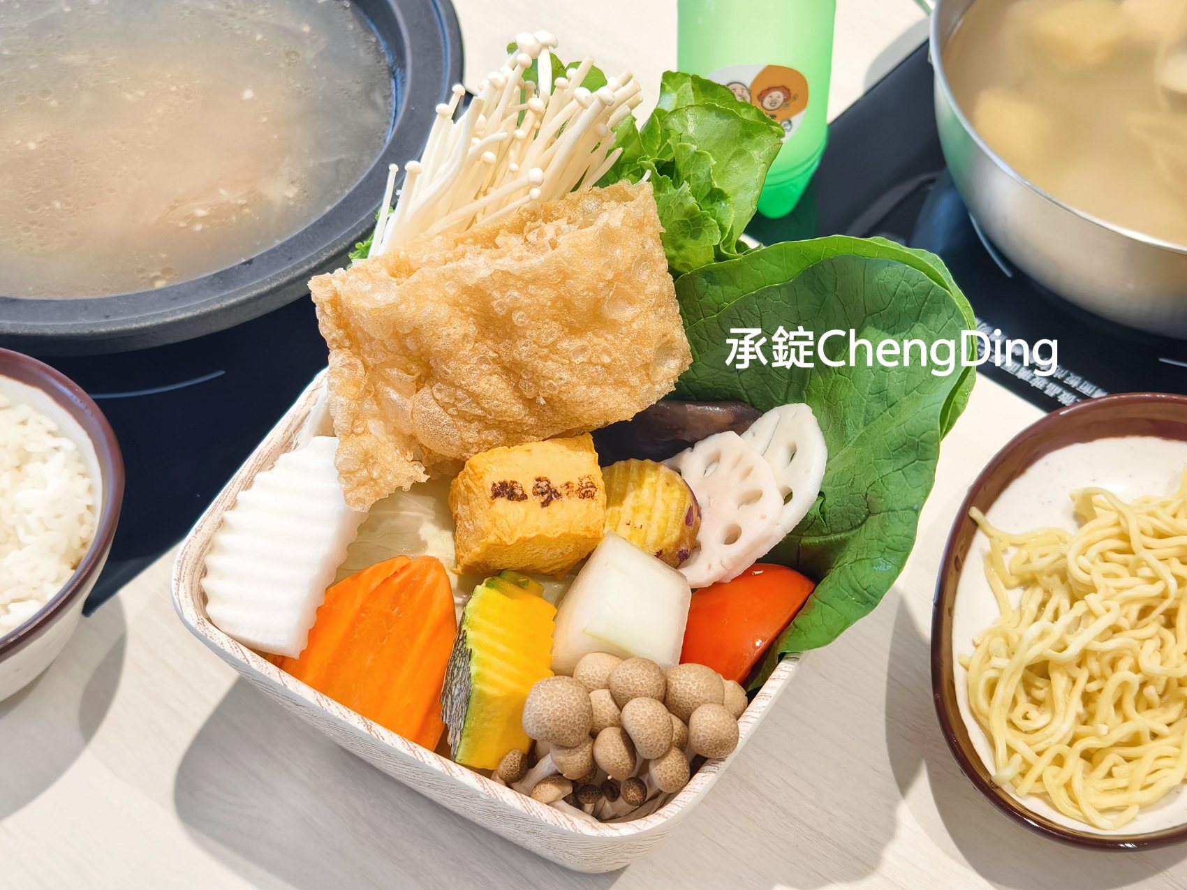 粗吼鍋｜台中北區火鍋推薦！主打正港台式火鍋，石頭鍋、西瓜綿湯底超有特色，高CP值個人火鍋超滿足！