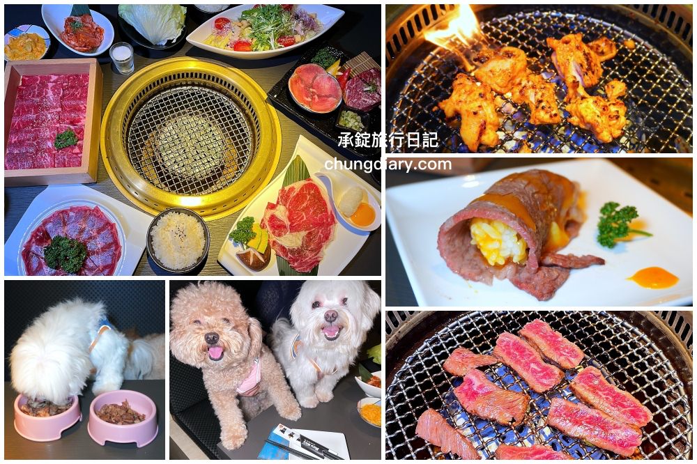 NikuNiku肉肉燒肉朝馬店｜台中寵物友善餐廳｜台中燒肉推薦collage