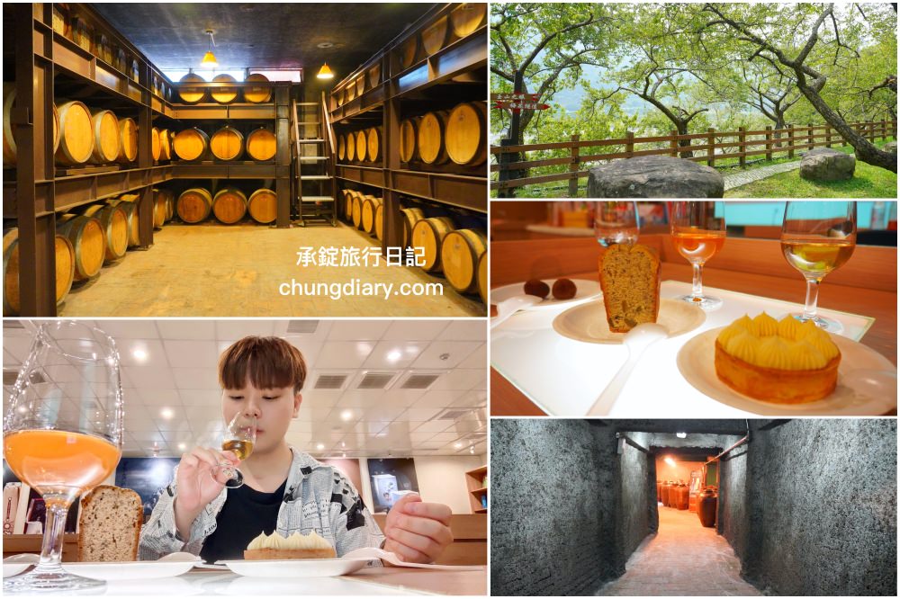 南投一日遊｜南投縣信義鄉農會酒莊梅子夢工廠＆林班道體驗工廠，全台第一家民間地下酒窖，特色下午茶「梅子酒＋創意甜品」品酒體驗。